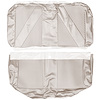 AA65GG00040239G 65 GTO/LEMANS HARDTOP REAR BENCH - METALLIC PARCHMENT - image 1