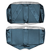 AA65GG00050343G 65 GTO/LEMANS CONVERTIBLE REAR BENCH - DARK METALLIC BLUE - image 1