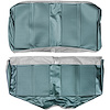 AA66GG00040421G 66 GTO/LEMANS HARDTOP REAR BENCH - DARK METALLIC AQUA - image 1