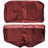 AA66GG00040520G 66 GTO/LEMANS HARDTOP REAR BENCH - METALLIC RED - image 1