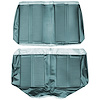 AA66GG00050421G 66 GTO/LEMANS CONVERTIBLE REAR BENCH - DARK METALLIC AQUA - image 1
