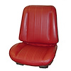 AA67GG00010501G 67 GTO/LEMANS BUCKET SEAT COVER - RED