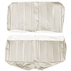 AA67GG00048239G 67 GTO/LEMANS HARDTOP REAR BENCH - METALLIC PARCHMENT