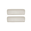AP65GA-RR220G 65/67 GM A-BODY REAR ARMREST PADS - FROST WHITE MADRID - image 1