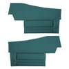 DO68GG00056429G 68 GTO/LEMANS CONVERTIBLE REAR PANELS - TURQUOISE - image 1