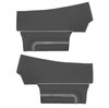 DO71GG00056100G 71 GTO/LEMANS CONVERTIBLE REAR PANELS - BLACK - image 1