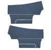 DO71GG00056380G 71 GTO/LEMANS CONVERTIBLE REAR PANELS - BLUE - image 1