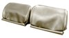 HC66GA00N14239G 66/67 GM A-BODY NON-ORIGINAL BKT HEADREST COVERS - MT PARCH - image 1