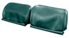 HC66GA00N14448G 67 GM A-BODY NON-ORIGINAL BKT HEADREST COVERS - DK MT TURQ - image 1
