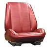 RS66GG00010520G 66 GTO/LEMANS BUCKETS - RALLYE BUCKET SEATS - MET RED - image 1
