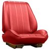 RS67GG00010501G 67 GTO/LEMANS BUCKETS - RALLYE BUCKET SEATS - RED - image 1