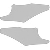SB69GG02P 69 GTO/LEMANS SAIL PANEL BOARD PERFORATED - WHITE - image 1