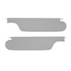 SV64GG48RS-PA 64/65 GTO/LEMANS HTP COUPE SUN VISOR 2-PIN- REC. STAR- SILVER - image 1