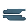 SV68GA331G-PA 68 GM A-BODY CONVERTIBLE SUNVISORS - METALLIC BLUE - image 1