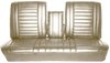 AA67GUD0030240G 67 CUTLASS SUPREME/442 SPLIT BENCH W/ C.A.R. - PARCHMENT - image 1