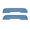 AP68GA-FRT332G 68/72 GM A-BODY FRONT ARMREST PADS - LT MET BLUE MADRID - image 1