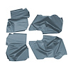 AW64GA00056325G 64 GM A-BODY CONVERTIBLE ARM REST/WELL COVERS - LT MT BLUE - image 1