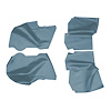 AW65GA00056325G 65 GM A-BODY CONVERTIBLE ARM REST/WELL COVERS - MET. BLUE - image 1