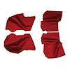 AW65GA00056528G 65 GM A-BODY CONVERTIBLE ARM REST/WELL COVERS - RED - image 1