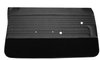 DO65GUD0010100G 65 CUTLASS/442 DOOR PANELS - BLACK W/ BLACK CARPET - image 1
