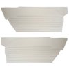 DO65GUD0040206G 65 CUTLASS/442 HOLIDAY COUPE REAR PANELS - WHITE - image 1