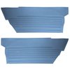 DO65GUD0040325G 65 CUTLASS/442 HOLIDAY COUPE REAR PANELS - METALLIC BLUE - image 1