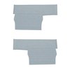 DO65GUD0050314G 65 CUTLASS/442 CONVERTIBLE REAR PANELS- STERLING BLUE - image 1