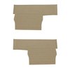 DO65GUD0050710G 65 CUTLASS/442 CONVERTIBLE REAR PANELS - BUCKSKIN - image 1