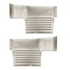 DO66GUD0056239G 66 CUTLASS/442 CONVERTIBLE REAR PANELS - MET. PARCHMENT - image 1