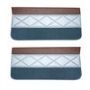 DO66GUS0012325G 66 F-85/CUTLASS/442 DOOR PANELS - LT. METALLIC BLUE - image 1