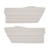 DO67GUD0048240G 67 CUTLASS SUPREME/442 HOLIDAY COUPE REAR PANELS - PARCHMENT - image 1