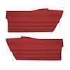 DO67GUD0048501G 67 CUTLASS SUPREME/442 HOLIDAY COUPE REAR PANELS - RED - image 1