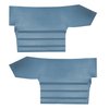 DO67GUD0056310G 67 CUTLASS SUPREME/442 CONV. REAR PANELS - LT METALLIC BLUE - image 1
