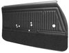 DO68GUD0012100G-PA 68 CUTLASS SUPREME ASSEMBLED DOOR PANELS - BLACK - image 1