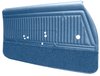 DO68GUD0012332G-PA 68 CUTLASS SUPREME ASSEMBLED DOOR PANELS - LT METALLIC BLUE - image 1