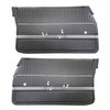 DO68GUS0011100G 68 CUTLASS S/442 SPORTS COUPE DOOR PANELS - BLACK - image 1