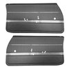 DO68GUS0011100G-PA 68 CUTLASS S/442 SPORTS COUPE ASSEMBLED DOOR PANELS - BLACK - image 1