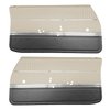 DO68GUS0011201G-PA 68 CUTLASS S/442 SPORTS COUPE ASSEMBLED DOOR PANELS- PAR/BLK - image 1