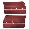 DO68GUS0011502G 68 CUTLASS S/442 SPORTS COUPE DOOR PANELS - RED - image 1