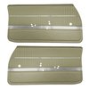 DO68GUS0011645G-PA 68 CUTLASS S/442 SPORTS COUPE ASSEMBLED DOOR PANELS - GOLD - image 1