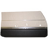 DO68GUS0012201G 68 CUTLASS S/442 HOLIDAY COUPE DOOR PANELS - PARCHMENT/BLACK - image 1