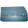 DO68GUS0012333G 68 CUTLASS S/442 HOLIDAY COUPE DOOR PANELS - TEAL BLUE - image 1