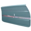 DO68GUS0012333G-PA 68 CUTLASS S/442 HOLIDAY COUPE ASSEMBLED DOOR PANELS - TEAL - image 1