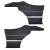 DO68GUS0046100G 68/69 CUTLASS S/442 HOLIDAY CP REAR PANELS - BLACK - image 1
