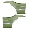 DO68GUS0046432G-PA 69 CUTLASS S/442 HOLIDAY COUPE REAR PNL ASMBLY-LT MET GREEN - image 1