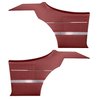 DO68GUS0046502G-PA 68 CUTLASS S/442 HOLIDAY COUPE REAR PNL ASMBLY-DARK RED - image 1
