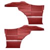 DO68GUS0046511G 69 CUTLASS S/442 HOLIDAY COUPE REAR PANELS - RED - image 1