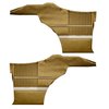 DO68GUS0046635G 69 CUTLASS S/442 HOLIDAY COUPE REAR PANELS - GOLD - image 1