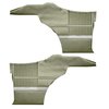 DO68GUS0046645G 68 CUTLASS S/442 HOLIDAY COUPE REAR PANELS - WILLOW GOLD - image 1