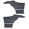 DO68GUS0047100G 68/69 CUTLASS S/442 SPORTS CPE REAR PANELS - BLACK - image 1